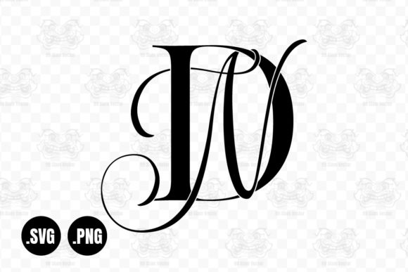 Download DN, ND, Wedding Monogram, Calligraphy - Premium Bundle