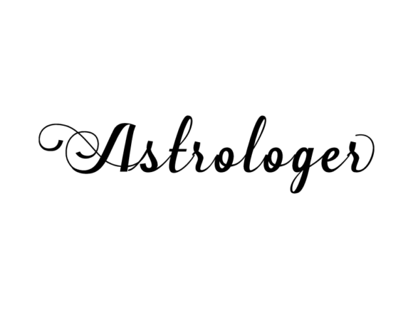 Download Astrologer SVG Typography - Astrologer Collection