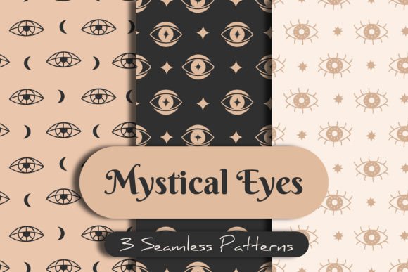 Download Mystical Eyes Seamless Patterns - Mystic Collection
