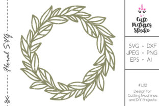 Download Wedding Monogram Frame with Leaves. - Premium Resources