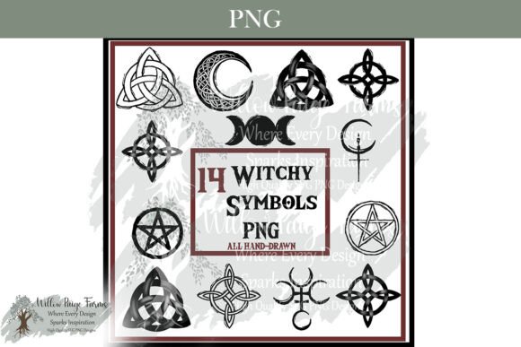 Download Witchy Symbols PNG Bundle Mystic Designs - Mystic Collection