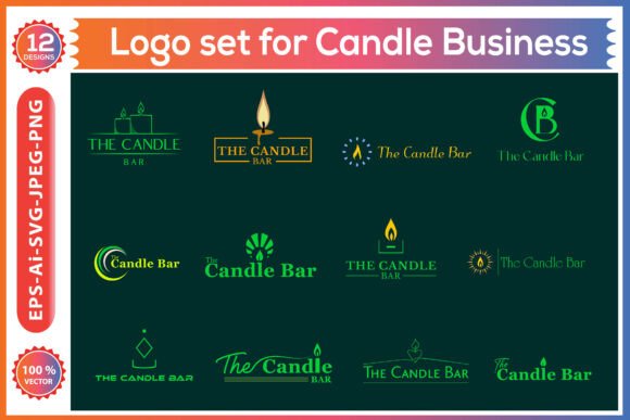 Download Logo Set for Candle Business - Logo set Collection