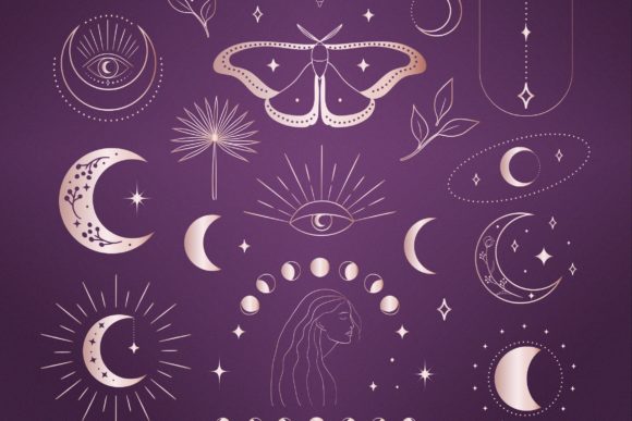 Download Abstract Mystic Logo Design Elements. - Mystic Collection