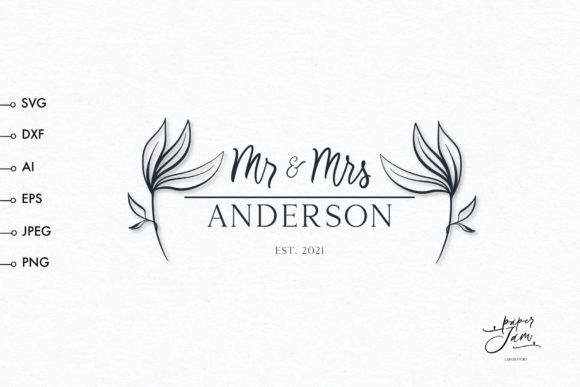 Download Wedding Monogram Frame Svg - Premium Resources
