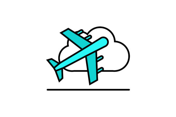 Download Flat Icon of Airplane Transportation - Sport Collection