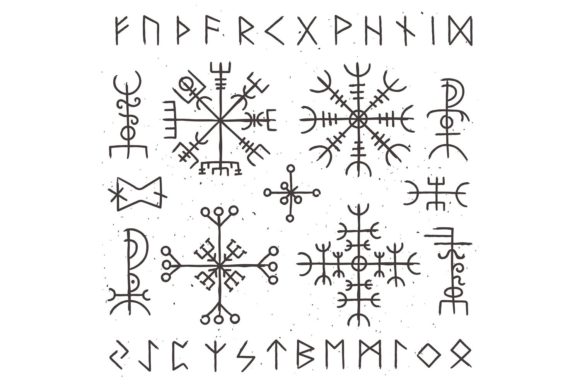 Download Mystical Viking Runes Symbols - Mystic Collection