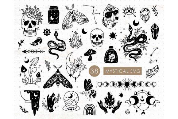 Download Mystical Witchy Collection SVG Cricut - Mystic Collection